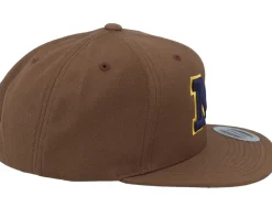 Michigan Wolverines 3d Logo Tan Snapback - Park Fields