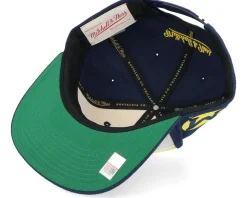 Michigan Wolverines Retro Sport V Navy Snapback - Mitchell & Ness
