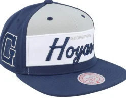 Michigan Wolverines Retro Sport V Navy Snapback - Mitchell & Ness