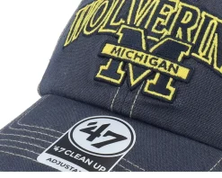 Michigan Wolverines Tuscaloosa 47 Clean Up Cap Vintage Navy Trucker - 47 Brand