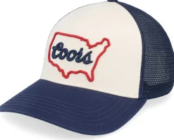 Miller Coors State Valin White/Navy Trucker - American Needle