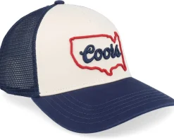 Miller Coors State Valin White/Navy Trucker - American Needle