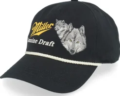 Miller Genuine Draft Canvas Ca Black Adjustable - American Needle