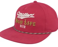 Miller High Life Coachella Red Snapback - American Needle