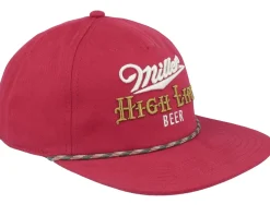 Miller High Life Coachella Red Snapback - American Needle