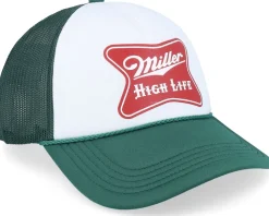 Miller High Life Foamy Valin White/Dark Green Trucker - American Needle