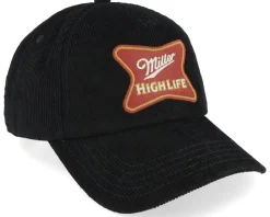 Miller High Life Roscoe Cord Black A-Frame Adjustable - American Needle