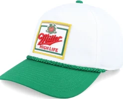 Miller High Life Roscoe White/Green A-Frame Adjustable - American Needle