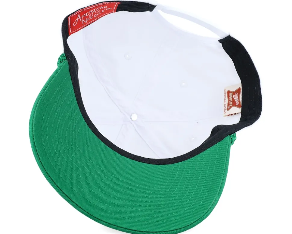 Miller High Life Roscoe White/Green A-Frame Adjustable - American Needle