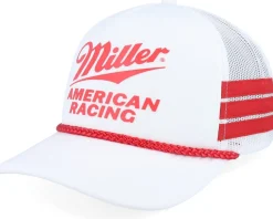 Miller High Life Talladega White A-Frame Trucker - American Needle
