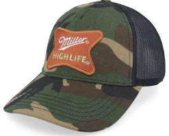 Miller High Life Valin Camo/Black Trucker - American Needle