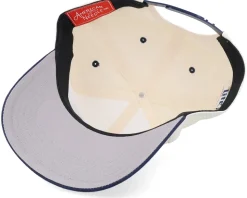 Miller Lite Roscoe Football Ivory/Navy A-Frame Adjustable - American Needle