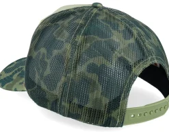 Miller Mallard Foamy Camouflage/Dark Green A-Frame Trucker - American Needle