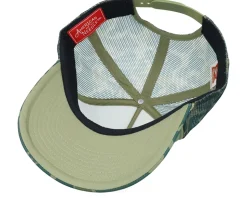 Miller Mallard Foamy Camouflage/Dark Green A-Frame Trucker - American Needle