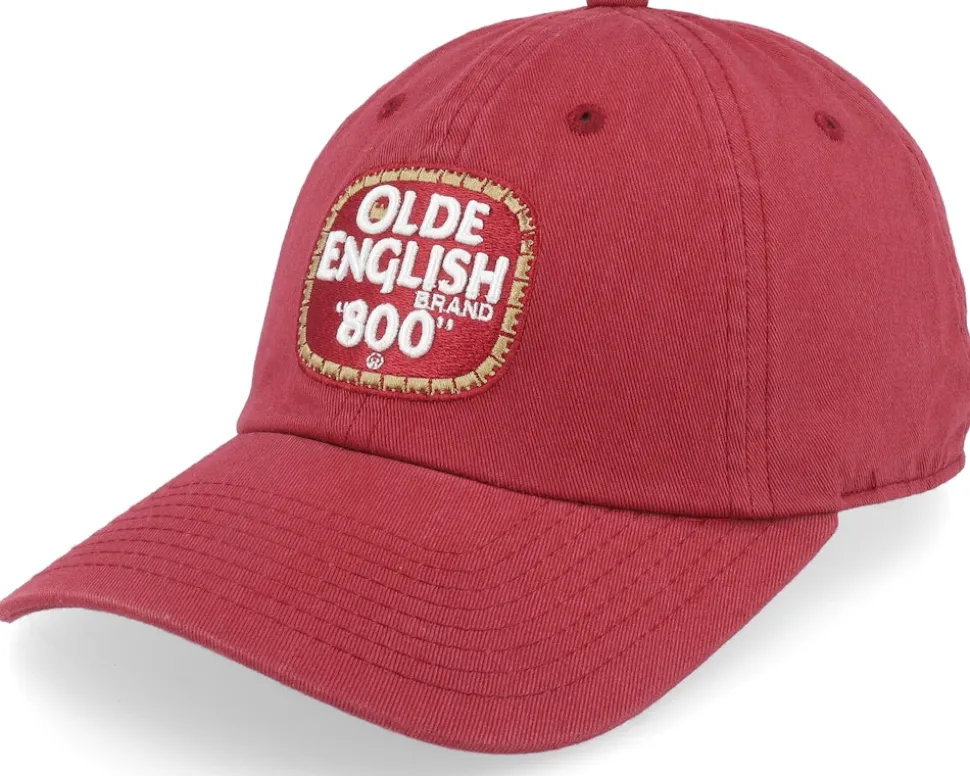 Miller Old English Bp Slouch Red Dad Cap - American Needle