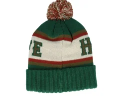 Miller Pillow Line Knit Dark Green/Multicolor Pom - American Needle