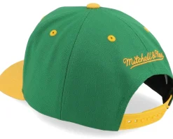 Milwaukee Bucks All In 2.0 Pro Green/Yellow Adjustable - Mitchell & Ness