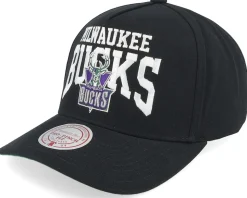 Milwaukee Bucks Big Time Pro Black A-frame Adjustable - Mitchell & Ness