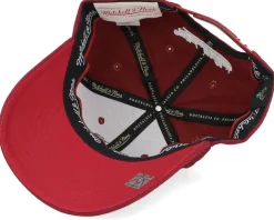 Milwaukee Bucks Classic Red Burgundy Adjustable - Mitchell & Ness