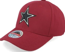 Milwaukee Bucks Classic Red Burgundy Adjustable - Mitchell & Ness