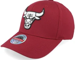 Milwaukee Bucks Classic Red Burgundy Adjustable - Mitchell & Ness