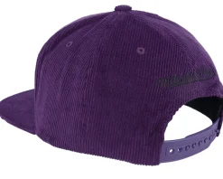 Milwaukee Bucks Corduroy Hwc Purple Snapback - Mitchell & Ness
