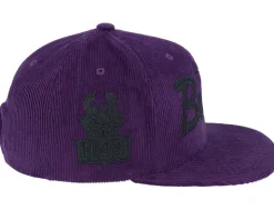 Milwaukee Bucks Corduroy Hwc Purple Snapback - Mitchell & Ness