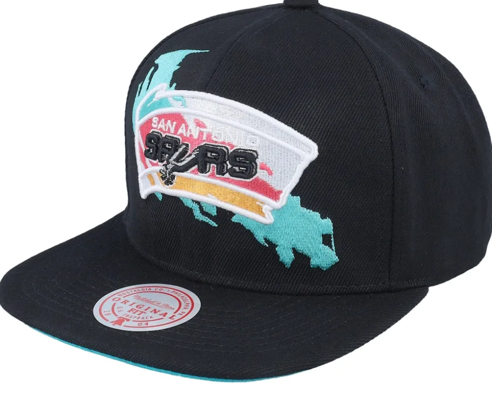 Milwaukee Bucks Paint By Number Hwc Purple Snapback - Mitchell & Ness