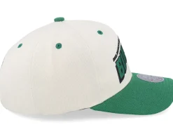 Milwaukee Bucks Retro Type Pro Off White/Green Adjustable - Mitchell & Ness