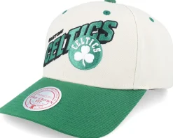 Milwaukee Bucks Retro Type Pro Off White/Green Adjustable - Mitchell & Ness