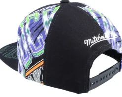 Milwaukee Bucks Shirt Remix Black Snapback - Mitchell & Ness