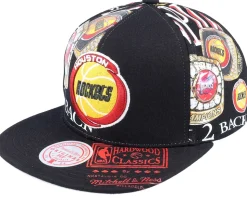 Milwaukee Bucks Shirt Remix Black Snapback - Mitchell & Ness
