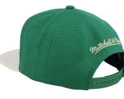 Milwaukee Bucks Team 2 Tone 2.0 Green/Tan Snapback - Mitchell & Ness