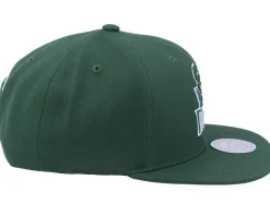 Milwaukee Bucks Team Ground 2.0 Green Snapback - Mitchell & Ness