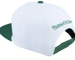 Milwaukee Bucks Toss Up White/Green Snapback - Mitchell & Ness