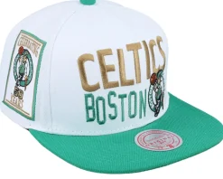 Milwaukee Bucks Toss Up White/Green Snapback - Mitchell & Ness