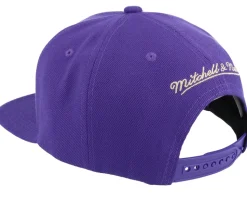 Milwaukee Bucks With Love Hwc Purple Snapback - Mitchell & Ness