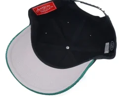 Minnesota Wild Burnett Black/Green Black/Dark Green Corduroy Dad Cap - American Needle