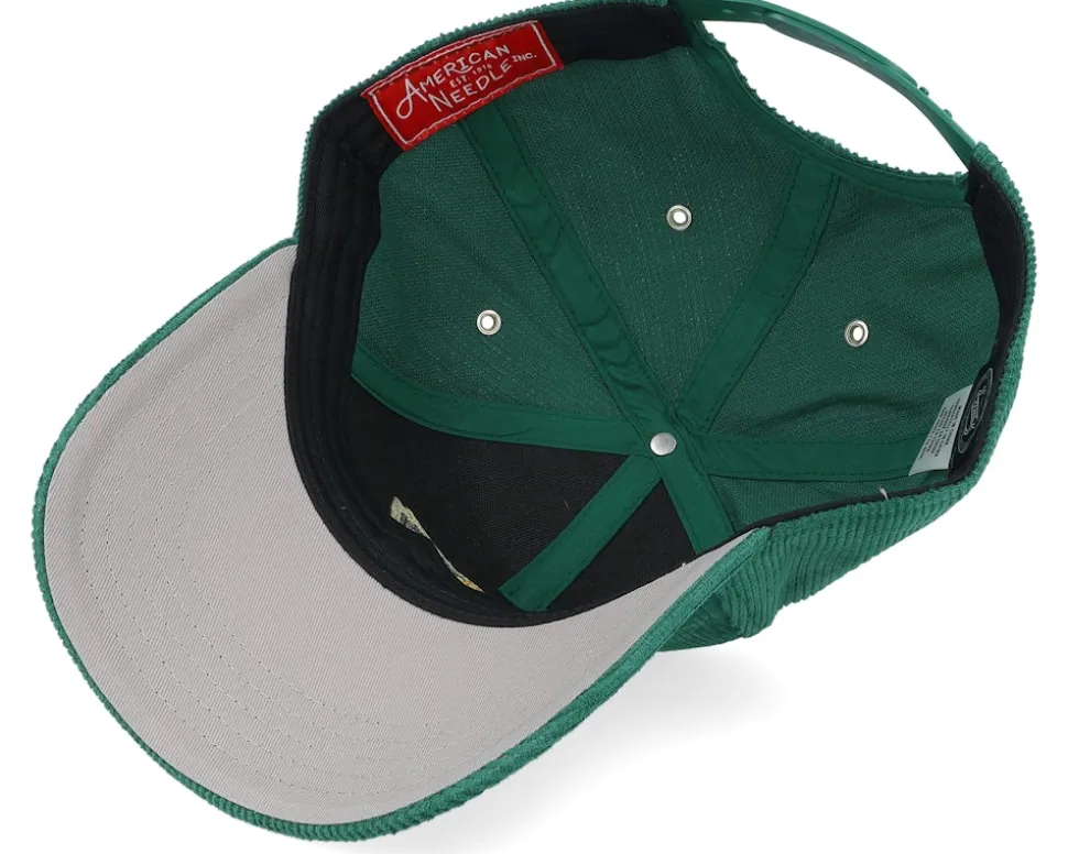 Minnesota Wild Corduroy Valin Dark Green A-frame Adjustable - American Needle