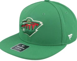 Minnesota Wild Primary Logo Green Snapback - Fanatics