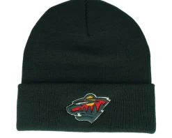 Minnesota Wild Terrain Knit Solid Dark Green Cuff - American Needle