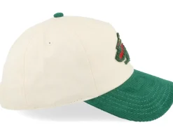 Minnesota Wild Wild Burnett Cream/Dark Green A-frame Adjustable - American Needle
