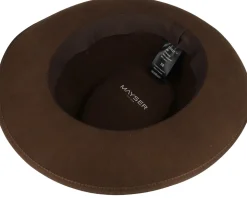 Mio Wool Chestnut Fedora - Mayser