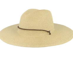 Mitch Sun Hat Tan Straw Hat - Brixton