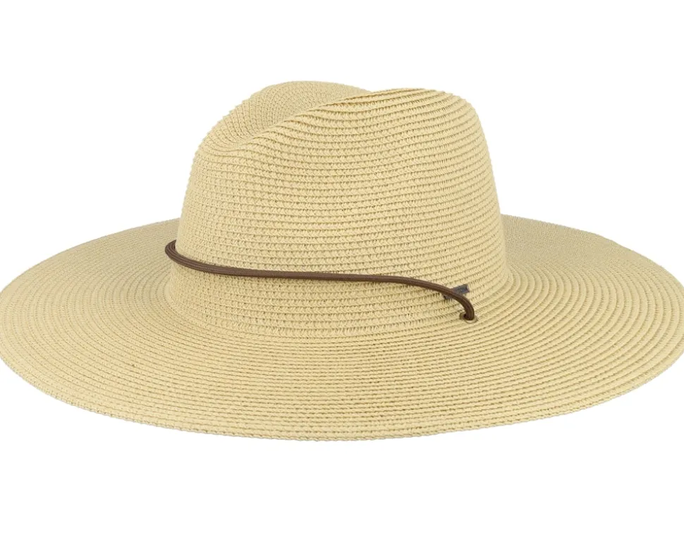 Mitch Sun Hat Tan Straw Hat - Brixton