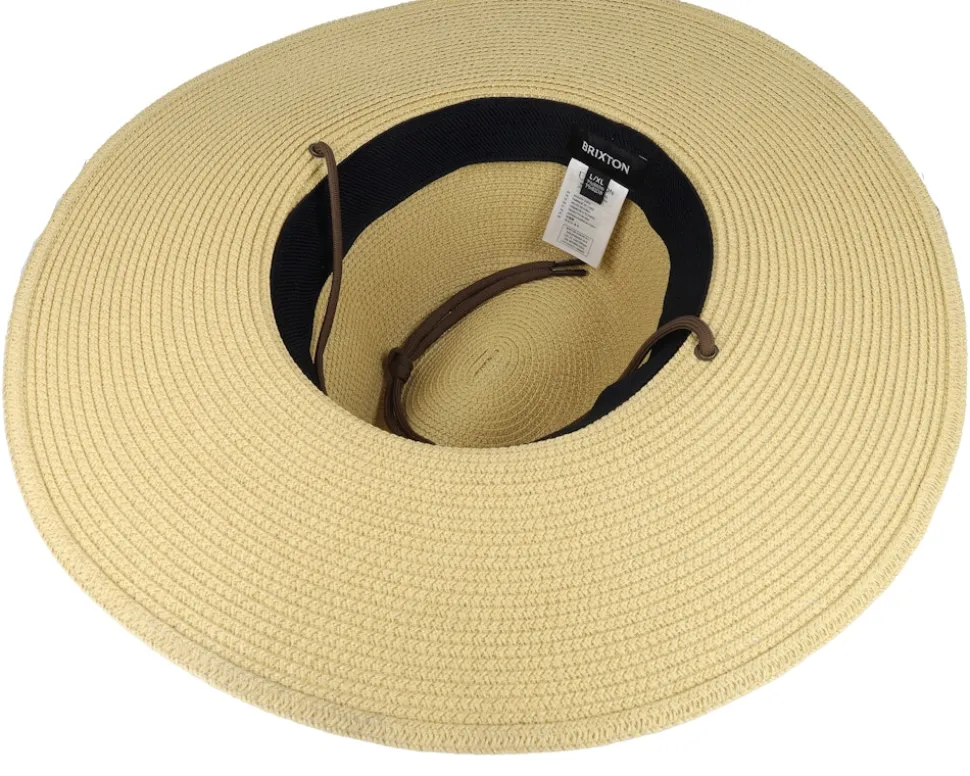 Mitch Sun Hat Tan Straw Hat - Brixton
