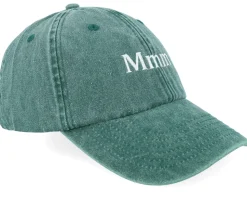 Mmm Vintage Washed Bottle Green Dad Cap - Scenes