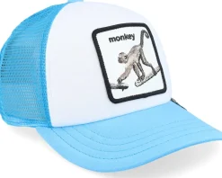 Mo' Bizness Light Blue/White A-Frame Trucker - Goorin Bros.