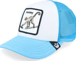 Mo' Bizness Light Blue/White A-Frame Trucker - Goorin Bros.