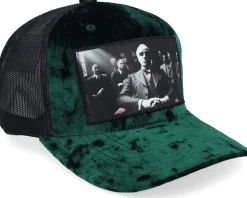 Mob Boss Velvet Green/Black A-frame Trucker - Calza Pennello